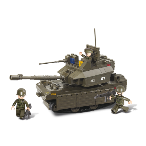 M38-B0287 - Sluban - AC M1A2 Abrams Tank - 219 PCS - Display Sluban AC M1A2 Abrams Tank - 219 PCS