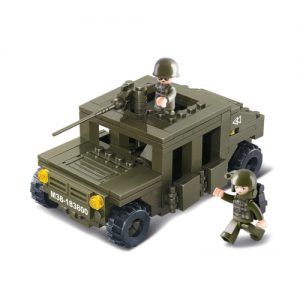 M38-B0297 Sluban – Army Armoured Squad Car – 175 PCS – Display Sluban Army Armoured Squad Car - 175 PCS