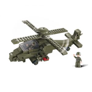 M38-B0298 – Sluban – Army Attack Helicopter – 199 PCS – Display Sluban Army Attack Helicopter - 199 PCS