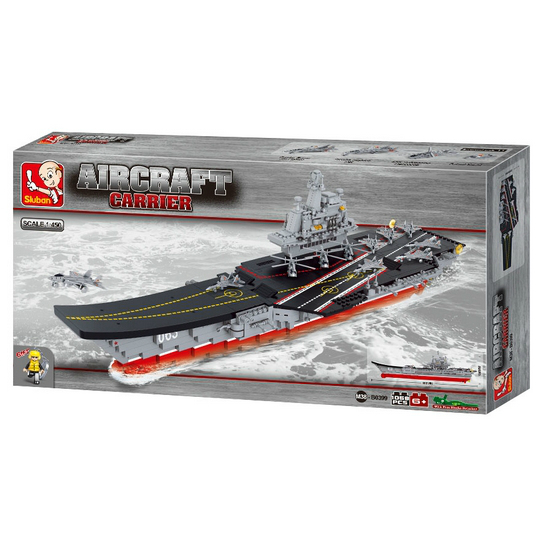M38-B0399 - Sluban - Aircraft Carrier - 1058 PCS - Box Sluban Aircraft Carrier - 1058 PCS