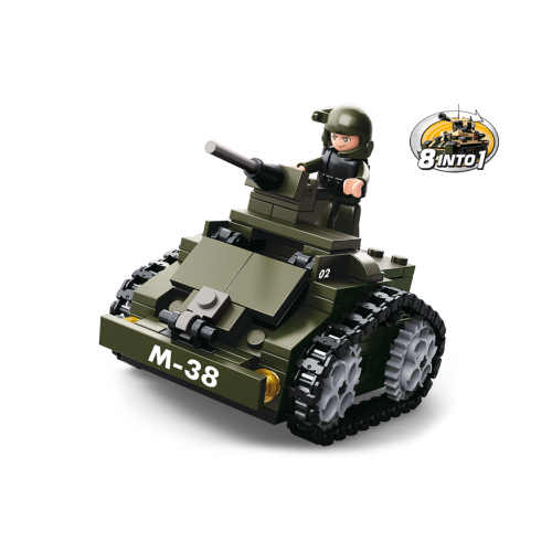 M38-B0587C - Sluban - Army Armoured Car - 151 PCS - Display